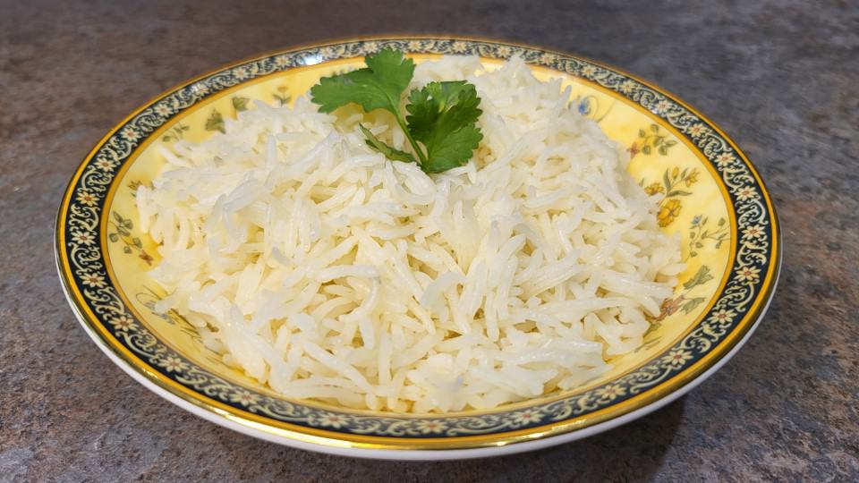 Plain White Basmati Rice | The Spicy Flexitarian